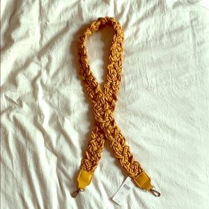 Anthropologie Braided Purse Strap